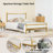 Hegwein Upholstered Platform Bed Frame Heavy Duty with Tufted Headboard, No Box Spring Needed-1566060943-1566060942