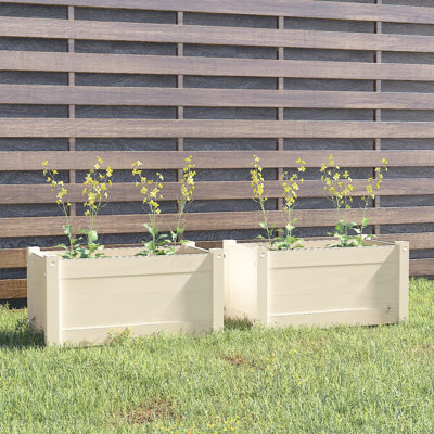 Melora Wood Pot Planter
