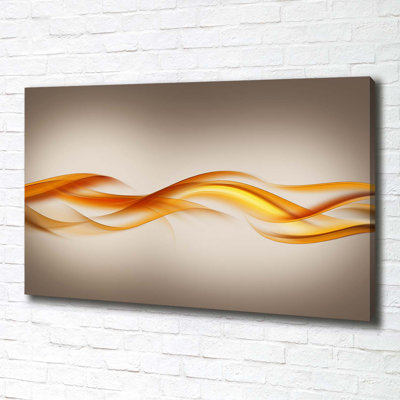 Waves Abstraction - Wrapped Canvas Print