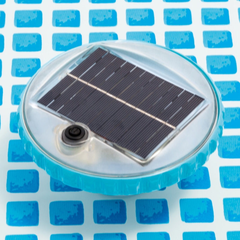 Veilleuse flottante à énergie solaire à DEL
