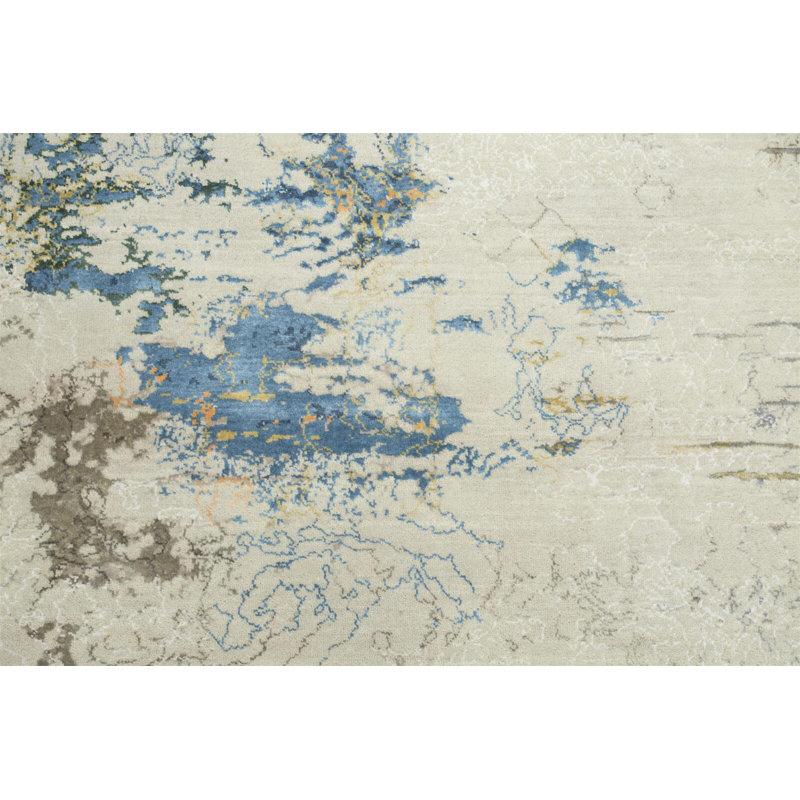 Tapis contemporain noué à la main Dover