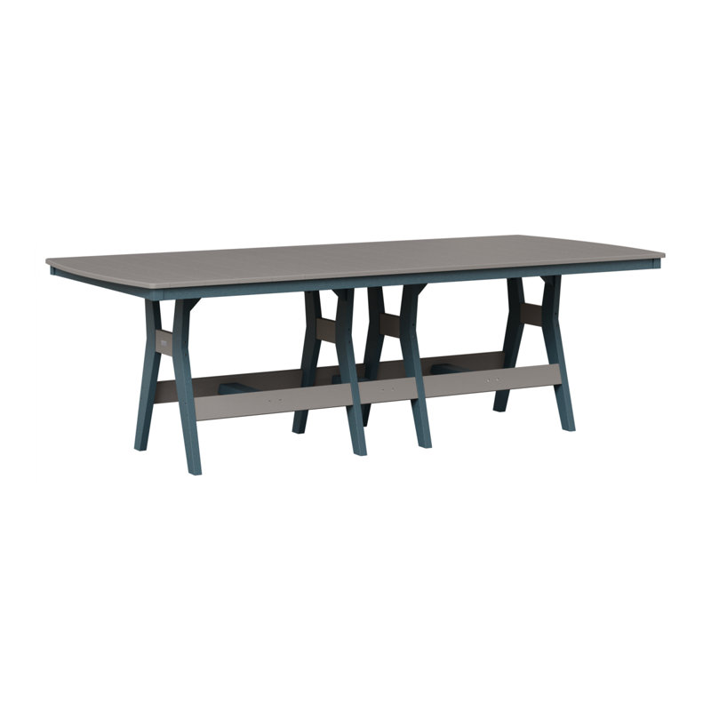 Harbor Outdoor Bar Table, Slate, Light Gray