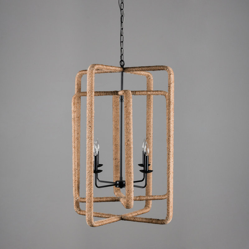 Cale Iron 4-Light Chandelier