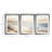 Elegant Decorative Framed MDF Painting Set (3 Pieces), 15.0 x 21.0 inches Each | 100% MDF with 0.1-inch Thickness, Wooden Frame with 0.8-inch Thickness | Perfect for Living Room & Office Décor, Stylish & Modern Design