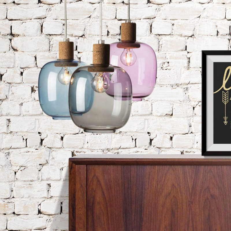 Axella 1 - Light Jar Pendant, Blue
