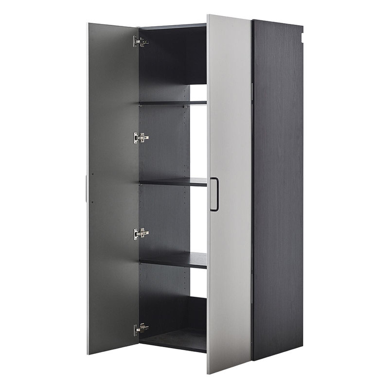 Astro Series 32 In. W X 79 In. H X 20 In. D Metal Wall Mounted Storage Cabinet