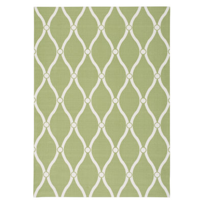 Tapis intérieur / extérieur vert Ammadies