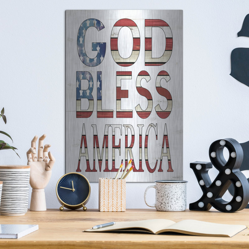 «God Bless America» par Cindy Jacobs, H 16 po x l 12 po