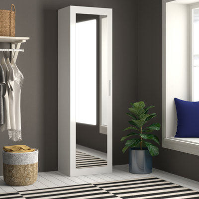 Modern Entryway Hall Tree with Wardrobe, Drawers & Coat Rack – Freestanding Hallway Storage Cabinet for Entryway, Mudroom, Bedroom & Foyer