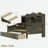 Wooden Daybed With 2 Storage Drawers And Storage Headboard Shelving-982312568