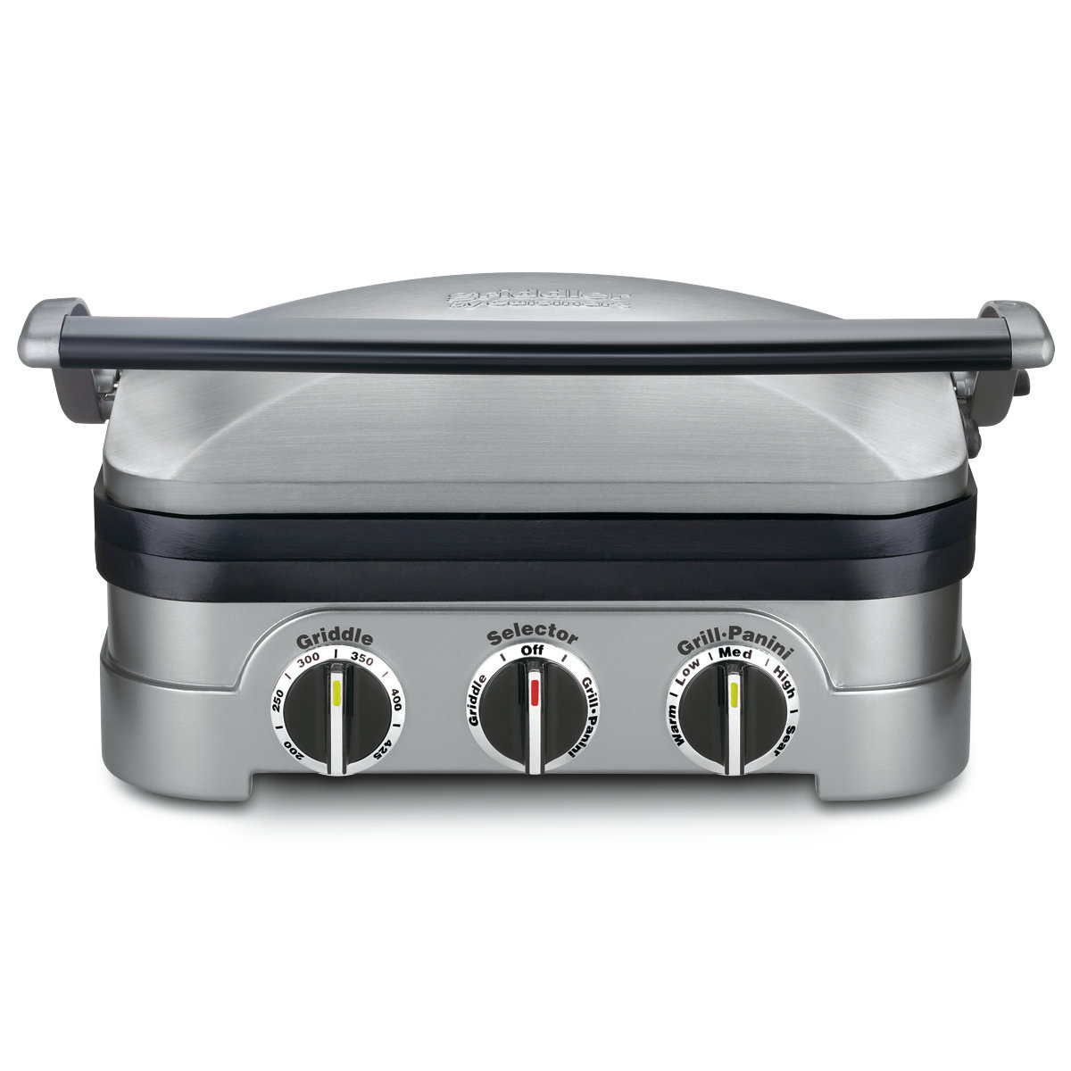 Cuisinart Stainless Steel Griddler, 5-in-1 Panini Press, Sandwich 
