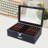 12.6" 12 Slot Wood Pen Display Box 2 Layers Fountain Pen Collector Case