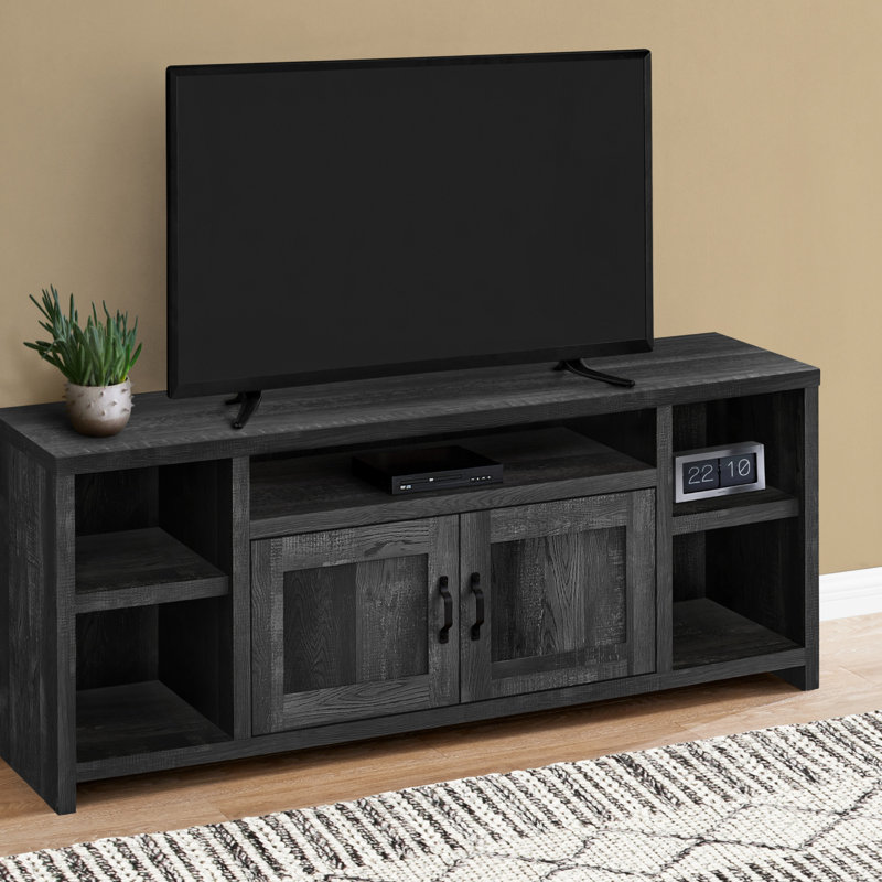 Tv Stand, 60 Inch, Console, Media Entertainment Center, Storage Cabinet, Living Room, Bedroom, Transitional, Black