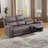 83.8'' Wide Classic Breatheable Faux Leather Manual Reclining Sofa,3-Seater Recliner Couch With Cup Holders-700425453