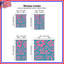Rideaux de fenêtre à motif floral rose transparent et obscurcissant - 2 panneaux-789245106-789245105