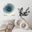 12" Round Tempered Glass Wall Clock with Silent Quartz Movement-236935174