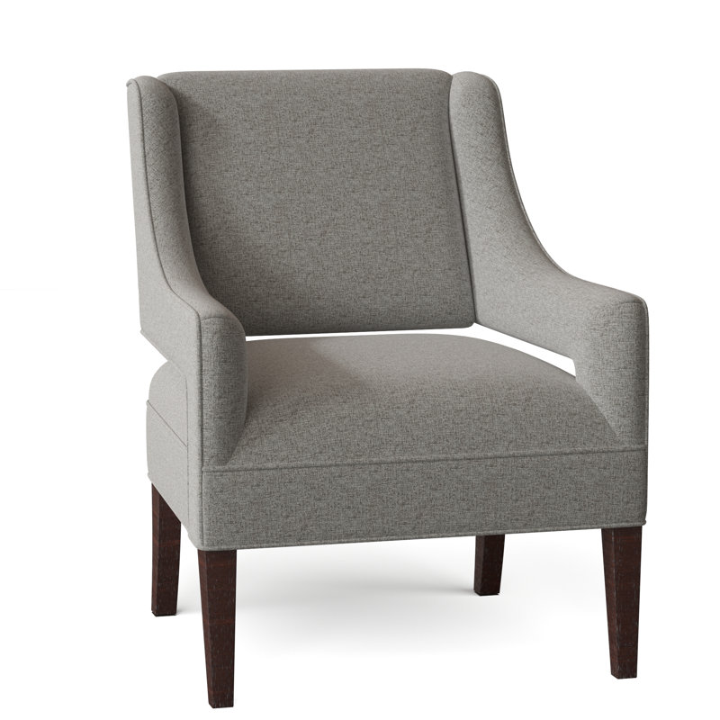 Fauteuil l 27 po Madison, Espresso, Polyester indigo 8789