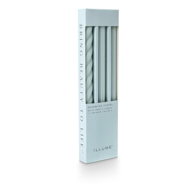 Beautifully Done Unfragranced Assorted Tapers 3 Pack