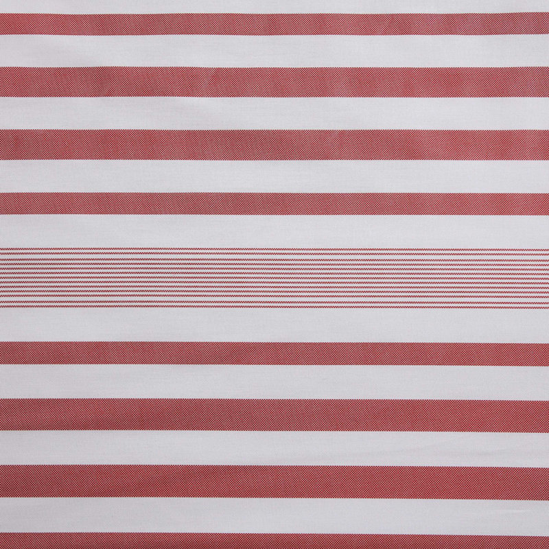 Ensemble d'édredon réversible rouge Tommy Hilfiger Mandalay, Red Striped, King Comforter + 2 King Shams
