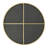 Alcantera Metal Frame Round Wall Mirror - Simple and Elegant Modern Design-1379521894-1379521890