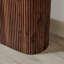 Penny Pillar Round Wood Console Table - Simple & Elegant Scandi Style-2039038931