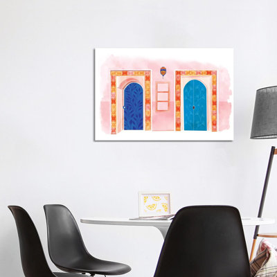 Neighbors - Wrapped Canvas Painting