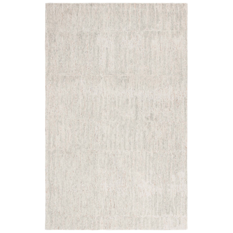 Pranita 228 Area Rug In Rust / Grey, Rectangle 9' x 12'