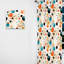 Motif à pois rétro Futurisme - Rideau abstrait - Rideau abstrait obscurcissant - 1 panneau-107594818