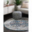 Tapis oriental bleu / blanc cassé / brun clair Weingartner-443203424