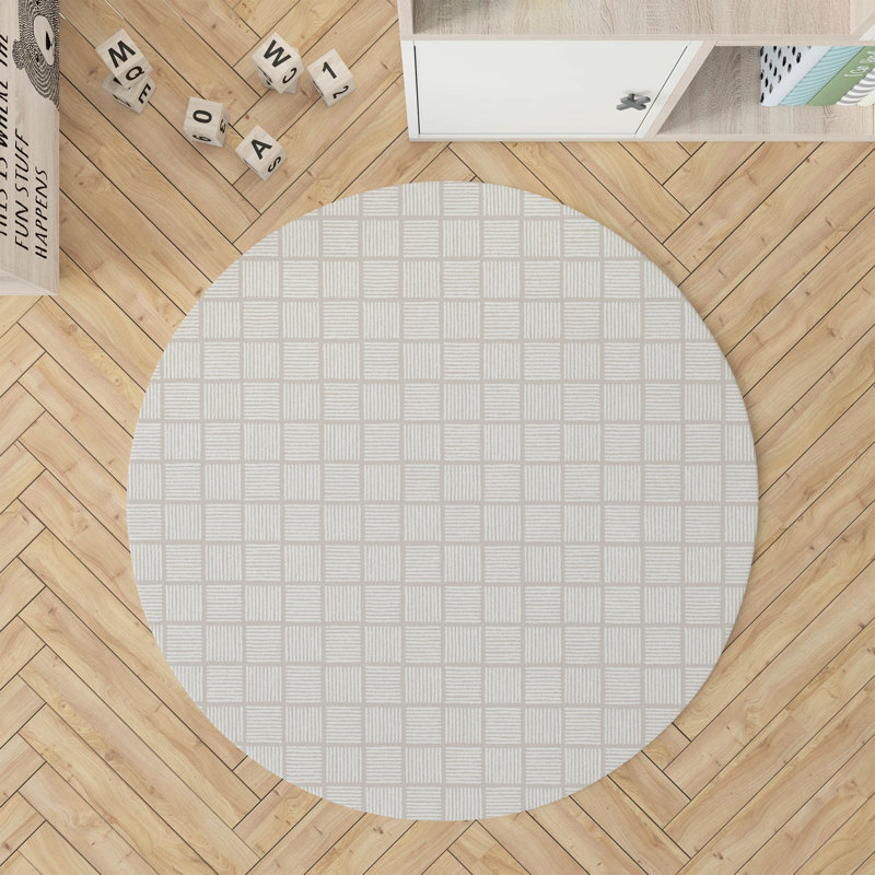 Tapis de jeu pour enfants Tally Blocks, Taupe