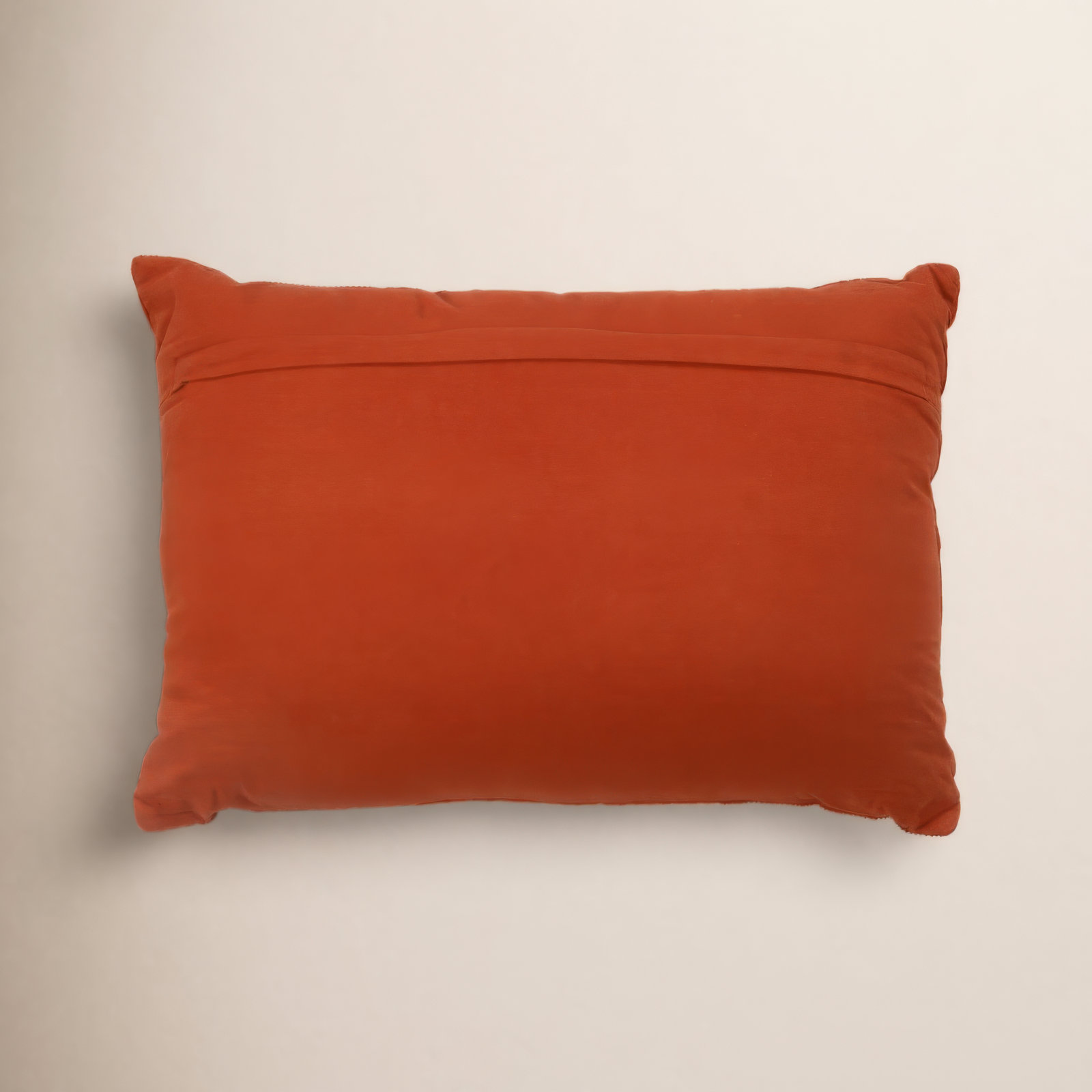 Berkley Textured Cotton Lumbar Throw Pillow, Red