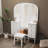 Camyla 46.5'' Modern Makeup Vanity Set