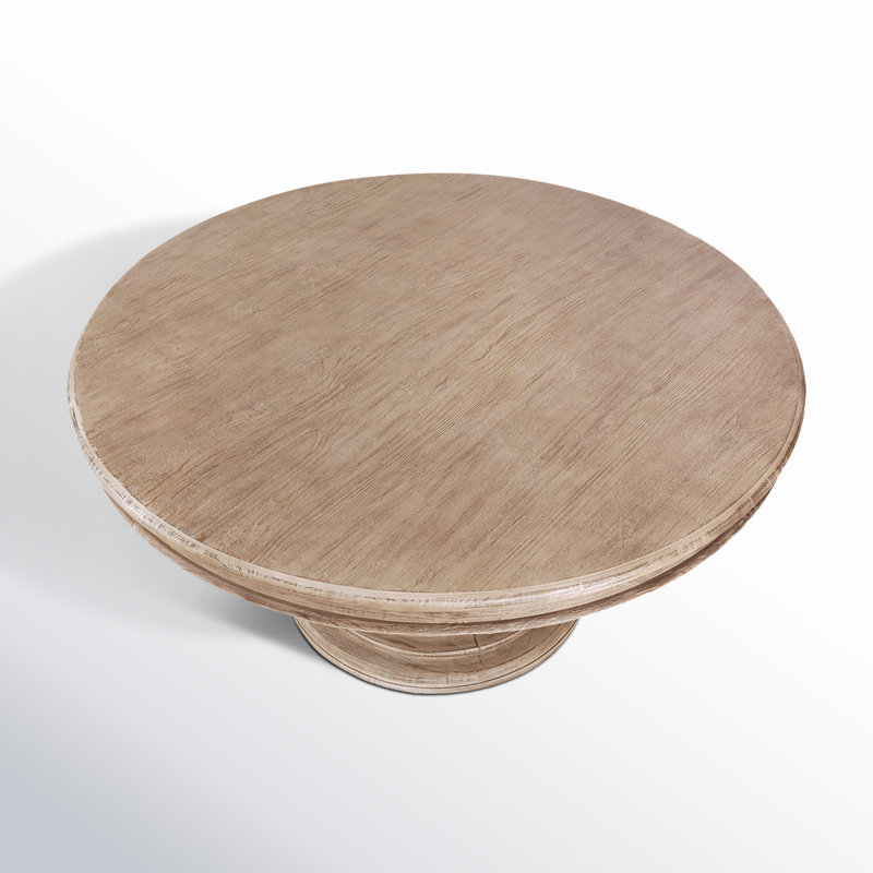 Baldwin 60" Round Reclaimed Pine Rustic Dining Table