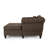 Lamm Tufted Upholstered Chaise Lounge with Rolled Arms and Nailhead Trim-972845686