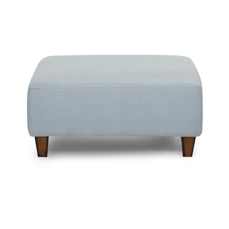 Square Cocktail Ottoman With Solid Wooden Legs