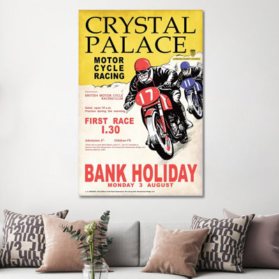 Crystal Palace Racing I by Mark Rogan - Print on Canvas