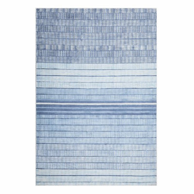 Fajardo Striped Viscose Hand Woven Area Rug
