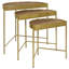Ensemble de tables basses 3 pièces Demilune