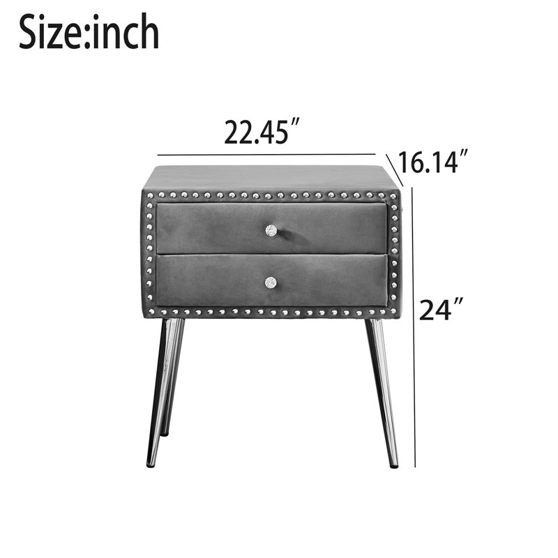 Ensemble de chambre avec lit plateforme 2 pièces, Bleu, Très grand