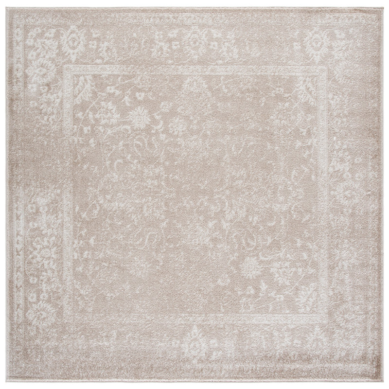 Tapis oriental Adirondack, Carré 6 pi 7 po x 6 pi 7 po
