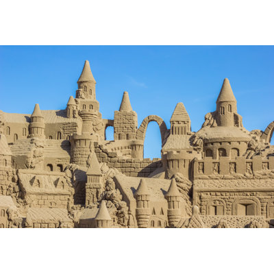 Sand Castle - Wrapped Canvas Print
