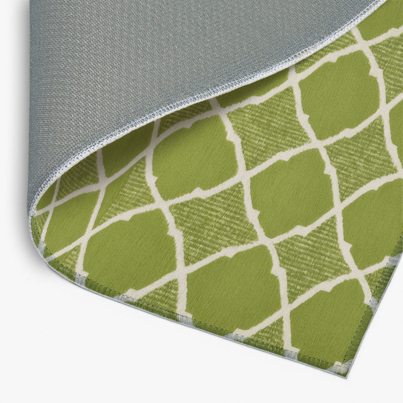 Tapis brun intérieur et extérieur Trellis, Rectangulaire 8 pi x 10 pi