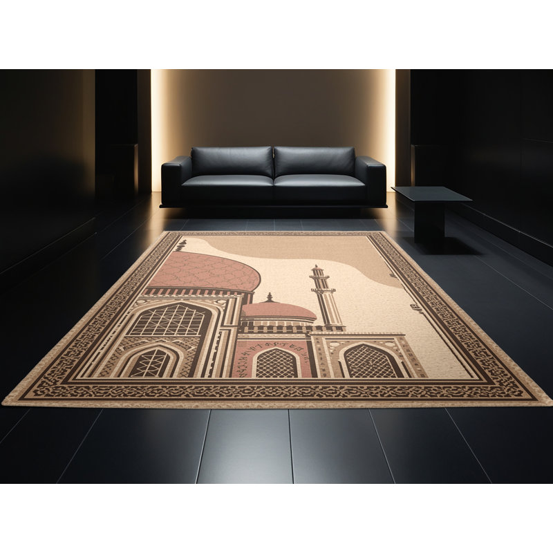 Tapis oriental d'inspiration mondiale parez Shiraz Nasir Mosque, 6 X 9