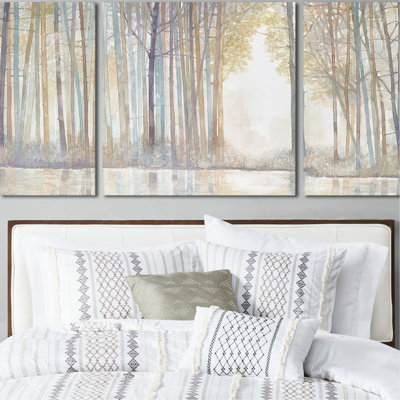«Serene Forest», art mural texturé