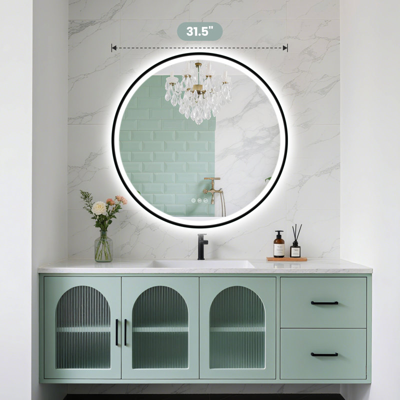 Jayelin Round Mirror, 32" x 32"