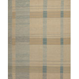 Plaid Area Rug in Light Brown/Light Blue