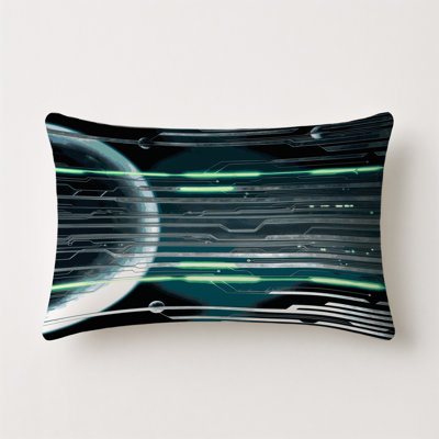 Quantum Cascade Indoor And Outdoor Throw Pillow