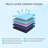 Caressa 12-Inch King Japanese Foam Mattress with Ultra-Breathable Comfort & Zoned Support