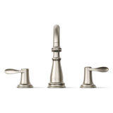 Bellera Widespread Bathroom Sink Faucet, Three-Hole Bathroom Faucet with Clicker Drain, 1.2 GPM
