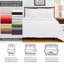 Mitchell Certified Egyptian Cotton 300 Thread Count Solid Duvet Cover Set With Pillow Shams-212808859-216377610